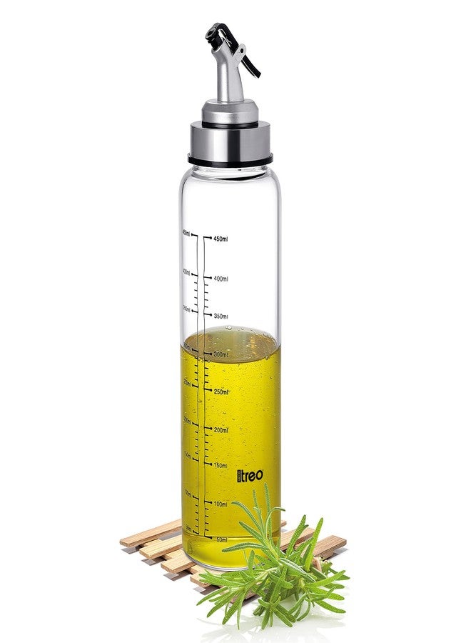 Treo By Milton Glide Oil Dispenser For Kitchen | Leak-Proof & BPA-Free | Food-Safe High Borosilicate Glass | Non-Porous with Capacity Indicator | Durable & Stylish Kitchen Accessory, 500 ml - Image 1